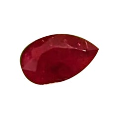 Mozambique Ruby Cut Stone 0.93cts 100% Natural IGI Certified