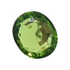 Burma Peridot 8.70Cts Cut Stone Natural Green Vintage