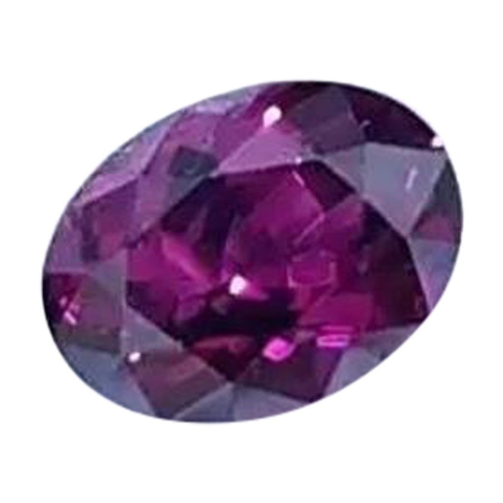 Purple Garnet 2.95Cts Mozambique Purple Garnet Garnet Oval Shape