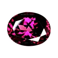 grenat violet du Mozambique, 2,26 carats, changement de couleur, grenat de raisin rare