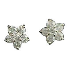 14K Solid Gold Diamond Five Pointed Star Ohrringe Frauen einfach feinen Schmuck Geschenk