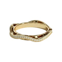 Minimalist Band Handmade Ring in 14K Solid Yellow Gold