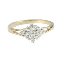 Anneau de mariage en or 14k avec diamant naturel Bijoux fins