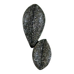 Natural Diamond Full Finger Ring Designer 925 Silver