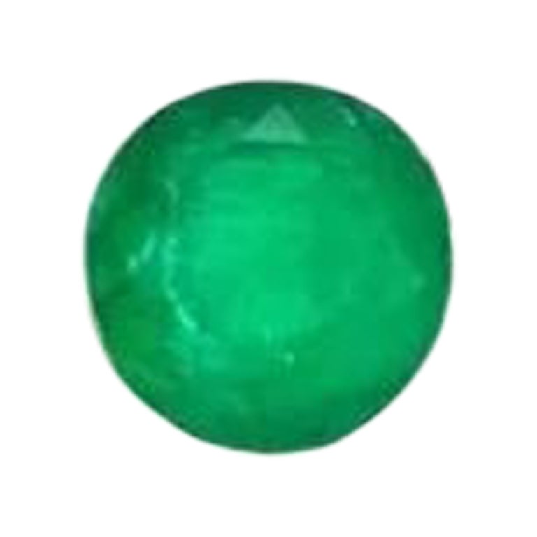 Sandawana 1.15 Cts Natural Round Emerald Cut Stone Certified Excellent