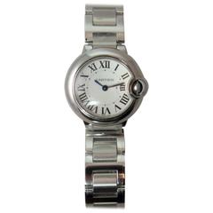 Cartier Ladies Ballon Bleu Stainless Steel quartz Bracelet Wristwatch