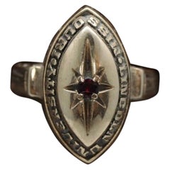 1970 Anillo de graduación de la promoción de antiguos alumnos de la Universidad Lincoln de Missouri. Oro de 10 quilates