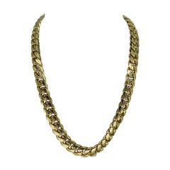 Men’s 14.25mm Miami Cuban Link Chain 10k Solid Gold 22 Inch
