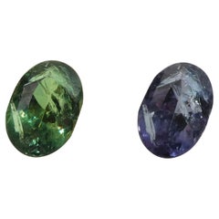 0,88ct Oval Blue-Green to Purple Alexandrite GIA Certified Brazil