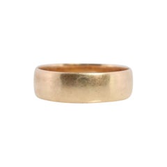 JR Wood 10K Band. Vintage Jr Wood and Sons Thick Wedding Band Sz7 2.9g