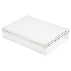 Tiffany & Company Sterling Silver Cigar Box with Cedar Lining