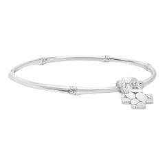 John Hardy Sterling Silver Bamboo Collection Cross Bracelet