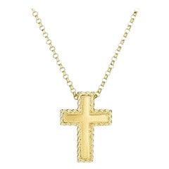Roberto Coin Small Princess Cross Pendent Necklace 7771623AY180