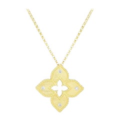 Roberto Coin Petite Venetian Princess Accent Flower Necklace 7772824AYCHX