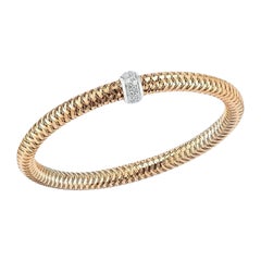 Roberto Coin Primavera Armband aus 18 Karat Roségold mit 0,22CT Diamanten 557183AHBAX0