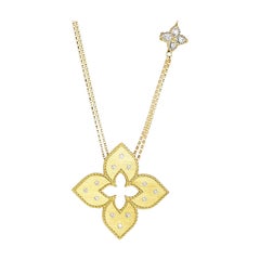 Roberto Coin Venetian Princess Flower Long Necklace 7772018AJ30X