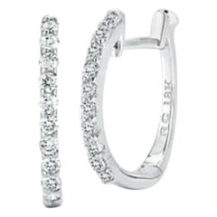 Roberto Coin Huggy Earrings with Diamonds 000466AWERX0