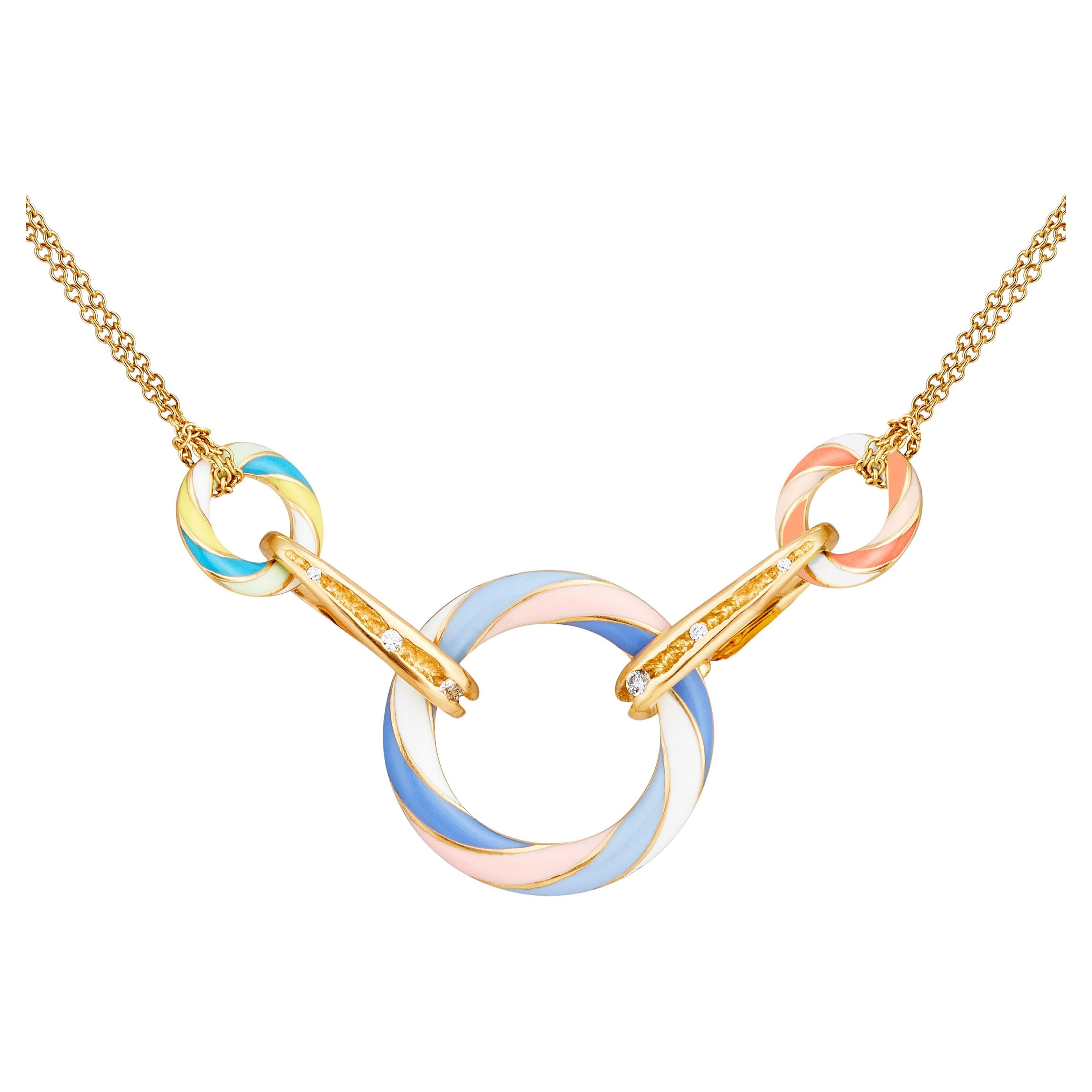 Rock Candy Pick N Mix Necklace 18ct Yellow Gold