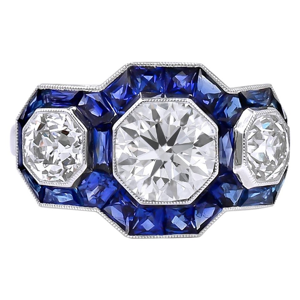 Sophia D. Three Stone Ring