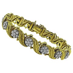 Jabel 3.50ct Diamond Gold Bracelet