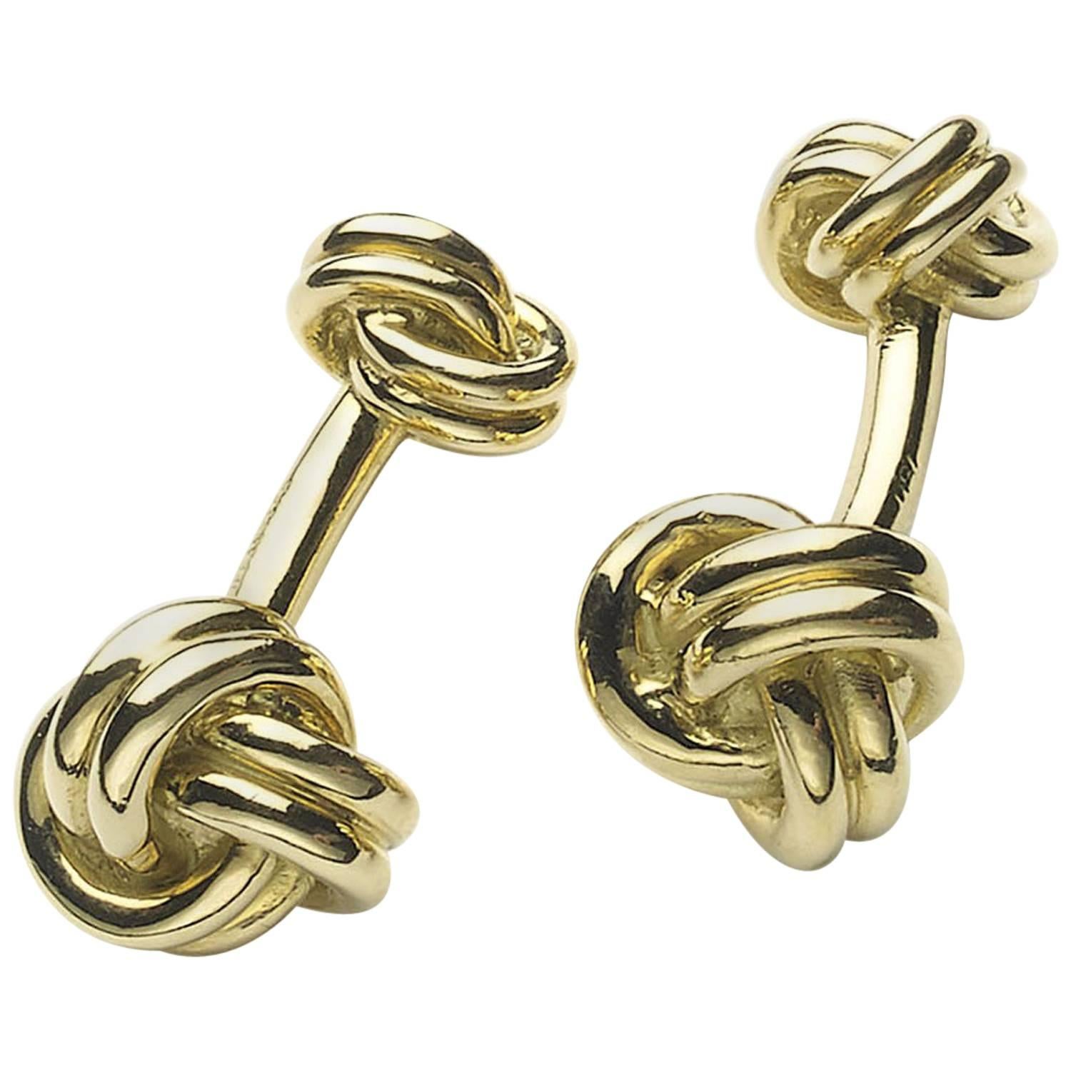 Tiffany & Co. Gold Knot Cufflinks