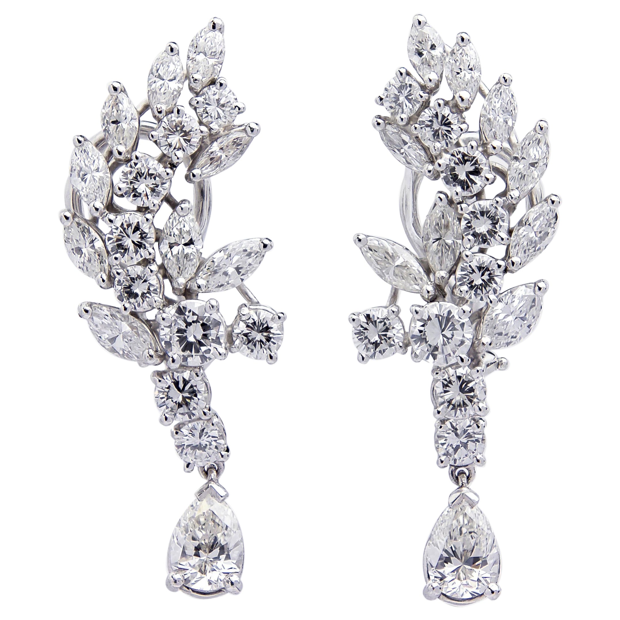 Impressive Diamond Drop Earrings