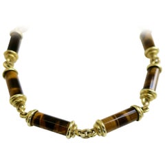 Tiger's Eye Chain Necklaces