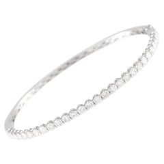 18K White Gold 2.22ct Diamond Bracelet