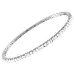 18K White Gold 1.0ct Diamond Bracelet