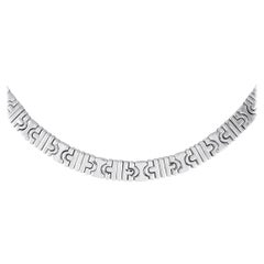 Bvlgari Parentesi 18K White Gold Necklace