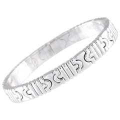 Bvlgari Parentesi 18K White Gold Bracelet