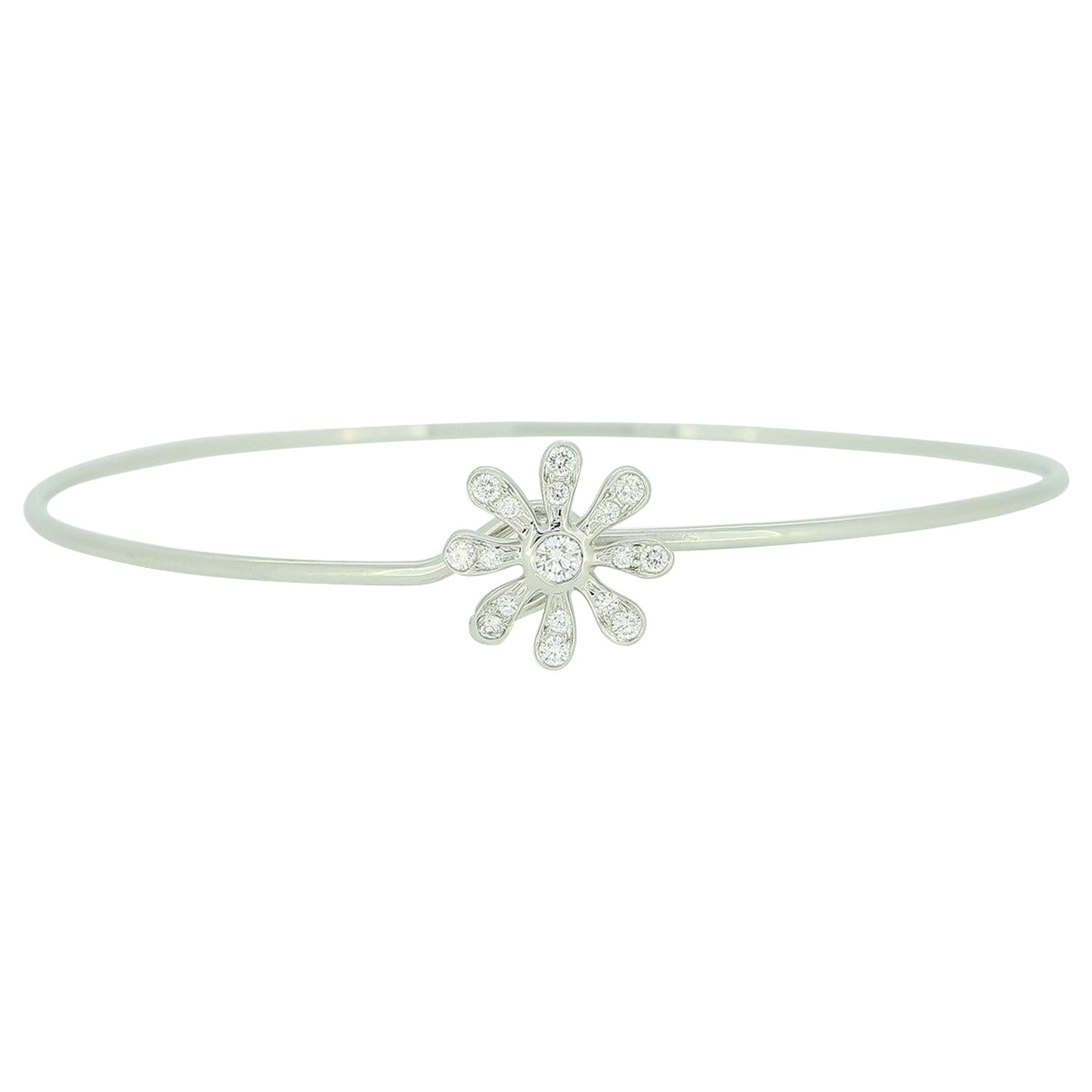 Tiffany & Co. Paloma Picasso Diamond Daisy Bangle