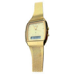 Vintage Citizen CQ Multifunction NOS with Sticker On Watch