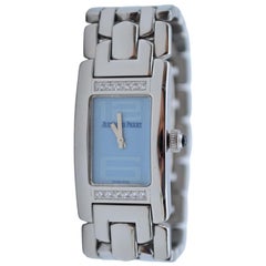 Audemars Piguet Promesse 18x32mm Steel Blue Dial Quartz Ref 67259ST.ZZ.1156ST.03