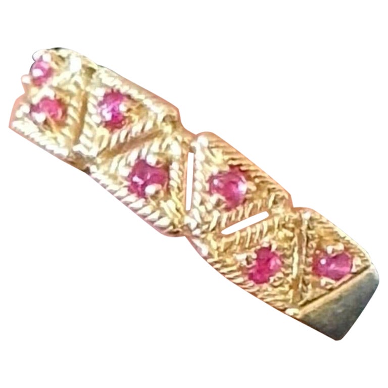 0.15ctw Ruby 14k Yellow Gold Ring