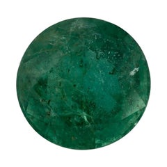 1.36 Ct Emerald Round Loose Gemstone