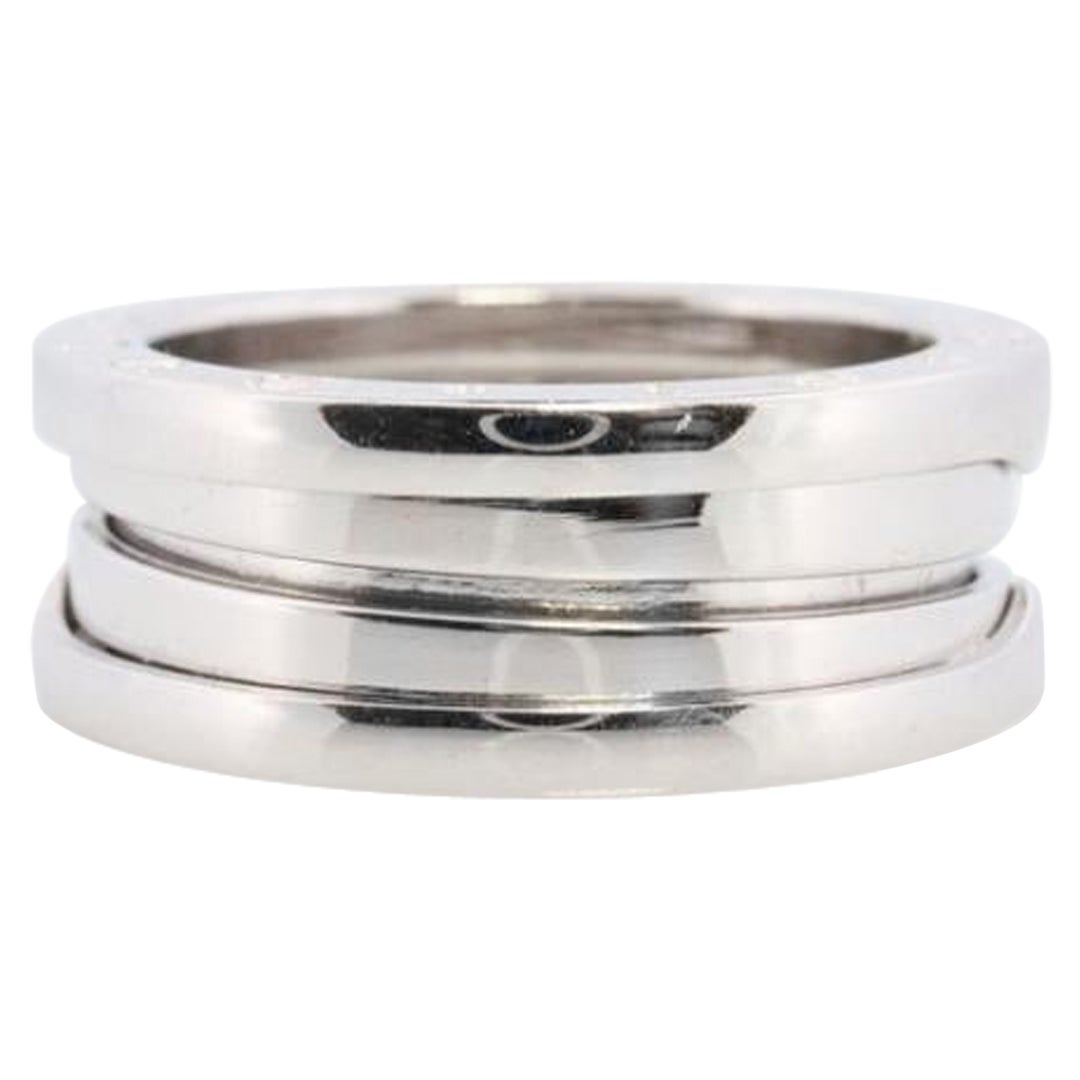 Bvlgari Ring. Bulgari B Zero 18k 750 White Gold. Bulgari Wide 18k Band. Bulgari