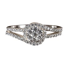 Moissanit-Hochzeitsring 925 Sterling Silber Einzigartiger Stil Ring Jahrestag Geschenk.