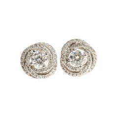 Orecchini di Moissanite in argento 925 Regalo di anniversario per lei.