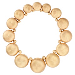 A striking and rare gold necklace by Buccellati