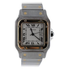 Cartier Santos carree steel gold Ref:2961 automatic