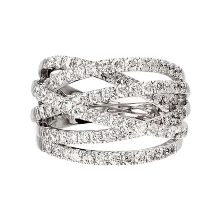 1.50ctw Natural Diamond 14K White Gold Ring