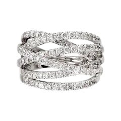 1.50ctw Natural Diamond 14K White Gold Ring