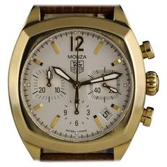 Used Tag Heuer Gold Classic Monza Wristwatch