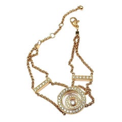 Chopard Happy Spirit Diamond Yellow Gold Bracelet