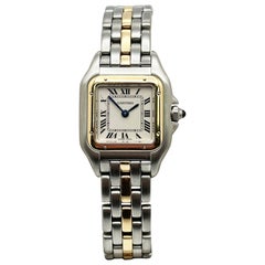 Cartier Panthere Ladies One Row 66921 Oro giallo 18 carati Acciaio inossidabile Box Paper