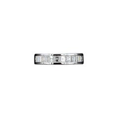 3.31 ct Asscher Cut Diamond Eternity Band