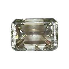 Diamant gris fantaisie IGI 5,51 carats taille émeraude
