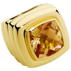 Colleen B. Rosenblat Citrine Gold Ring