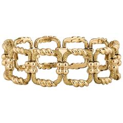 Jean Schlumberger for Tiffany & Co. Square Link Gold Bracelet